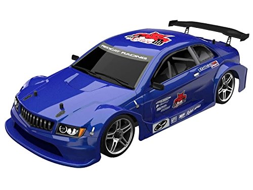 Redcat Racing EP Brushless Touring Car with ALU Shocks, Ball Bearing, 2.4 Radio and BL10315 Body (1/10  Scale), Metallic Blue