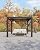 10x10 FT Louvered Pergola Outdoor Pergola with Roof, Adjustable Aluminum Louvers, Drainage System, Patio Gazebo, Pergolas for Patios, Garden & Backyard Outdoor Shade