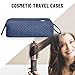 KarSyon Shark Flex Style Case for Airwrap Hair Dryer Brush Revlon Hair Tools Travel Bag Carrying Case Flat Curling Iron Organizer (Navy Blue)