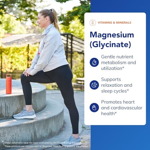 pure encapsulations magnesium glycinate - supplement to support stress relief sleep heart health nerves muscles and metabolism - with magnesium glycinate - 90 capsules