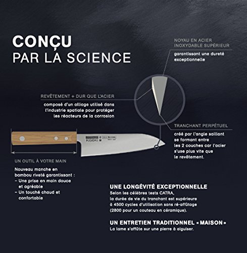 Chroma KIS-2 Kiseki Santoku 17 cm : Amazon.pl: Dom i kuchnia