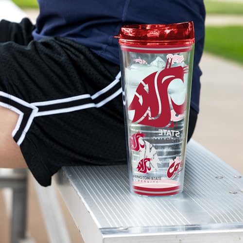 Image of Rico Industries NCAA College Double Wall Mayhem 16oz Or 20oz Tritan Tumbler W Lid