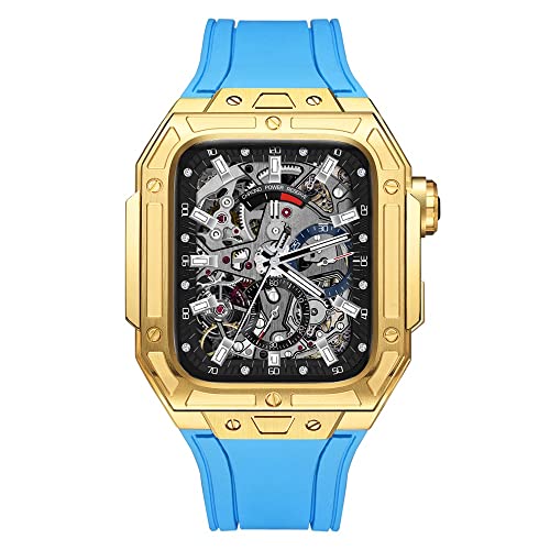 Bracelet en caoutchouc intégré et boîtier titane Apple Watch 44mm du sport au bureau