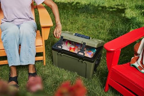 Image of Stanley Adventure Outdoor Cooler 24 qt | Heavy Duty Outdoor Camping Cooler with Easy Carry Top Handle | BPA-Free | Cobalt