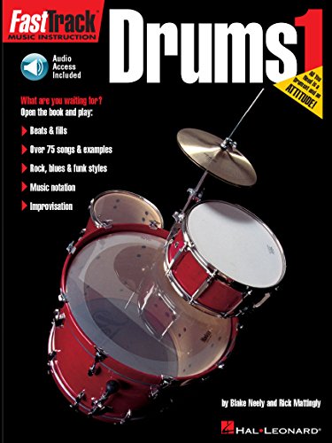 FastTrack Drums Method Book 1 with Online Audio