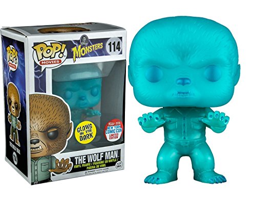 Sale Funko 2016 Nycc Exclusive Pop! Movies Universal Monsters The Wolfman Glow In The Dark Toy Tokyo Limited Edition