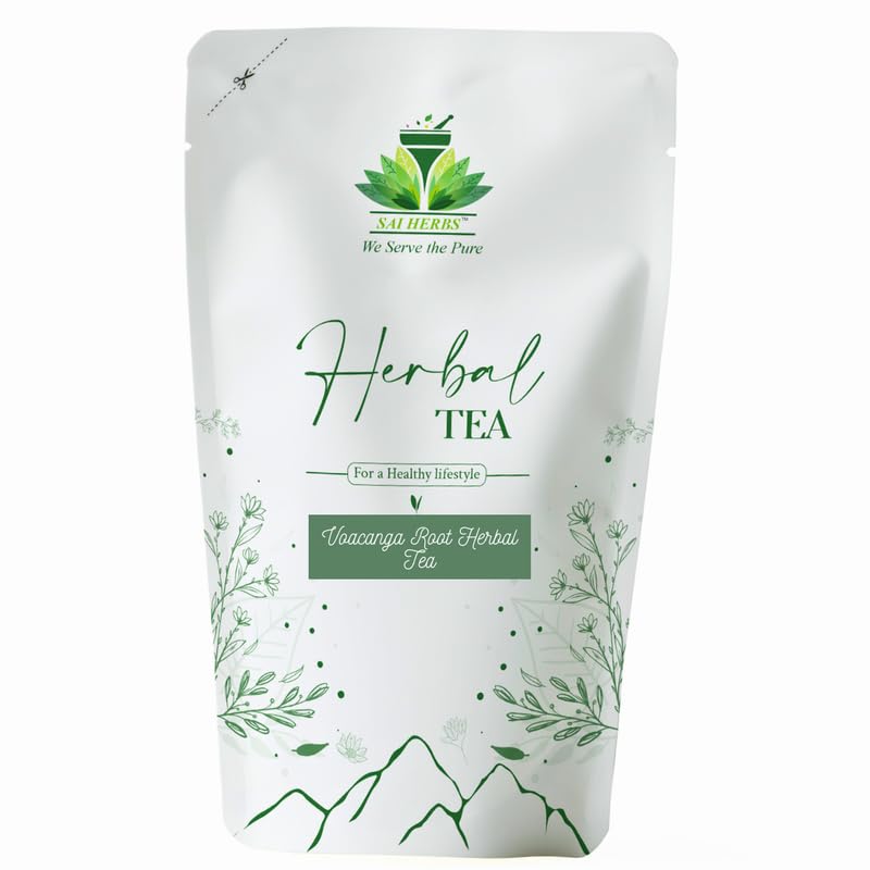 SAI HERBS Voacanga Root Bark Raw Tea - Good For Health - For a Healthy Lifestyle - Luxury Herbal Tea - Pure & Natural (50 Grams)