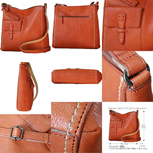 LIME made in Japan 本革 ショルダーバッグ L1055 ブルー レザー バッグ レディース 肩かけ 斜めがけ ライム ナチュレ