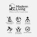 Modern Living Kratzbrett & Katzengym Hollywood | 2-in-1 Möbelstück für Katzen | zum Krallenwetzen | inkl. Katzenminze | Höhe: 55cm
