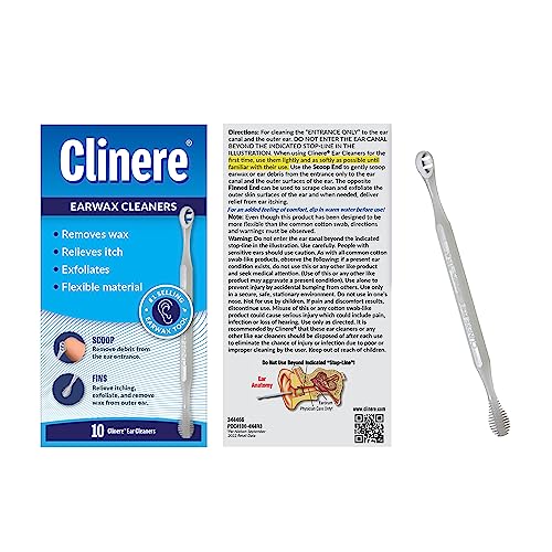 image for Clinere® Ear Cleaners, Gentle Ear Cleaning and Ear Wax Removal Tool, 