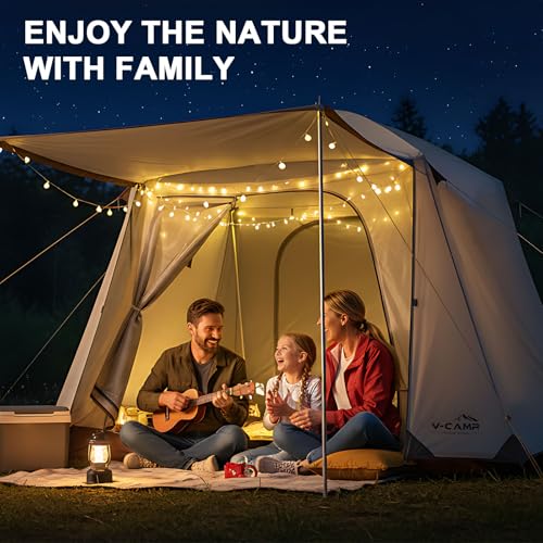 Carpa para camping impermeable para 4 personas miniatura 6