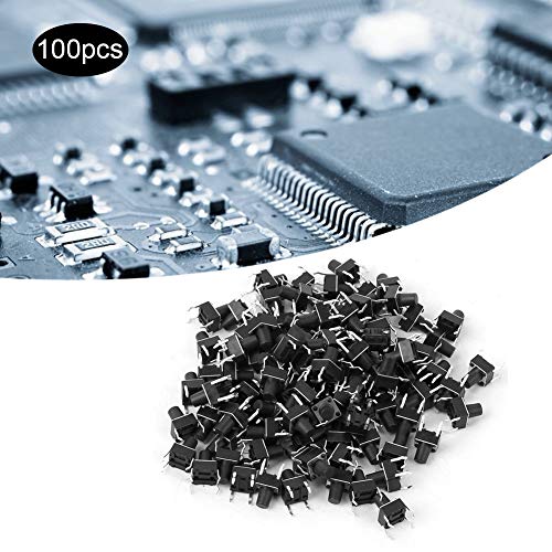 100pcs interruttore a pulsante tattile momentaneo