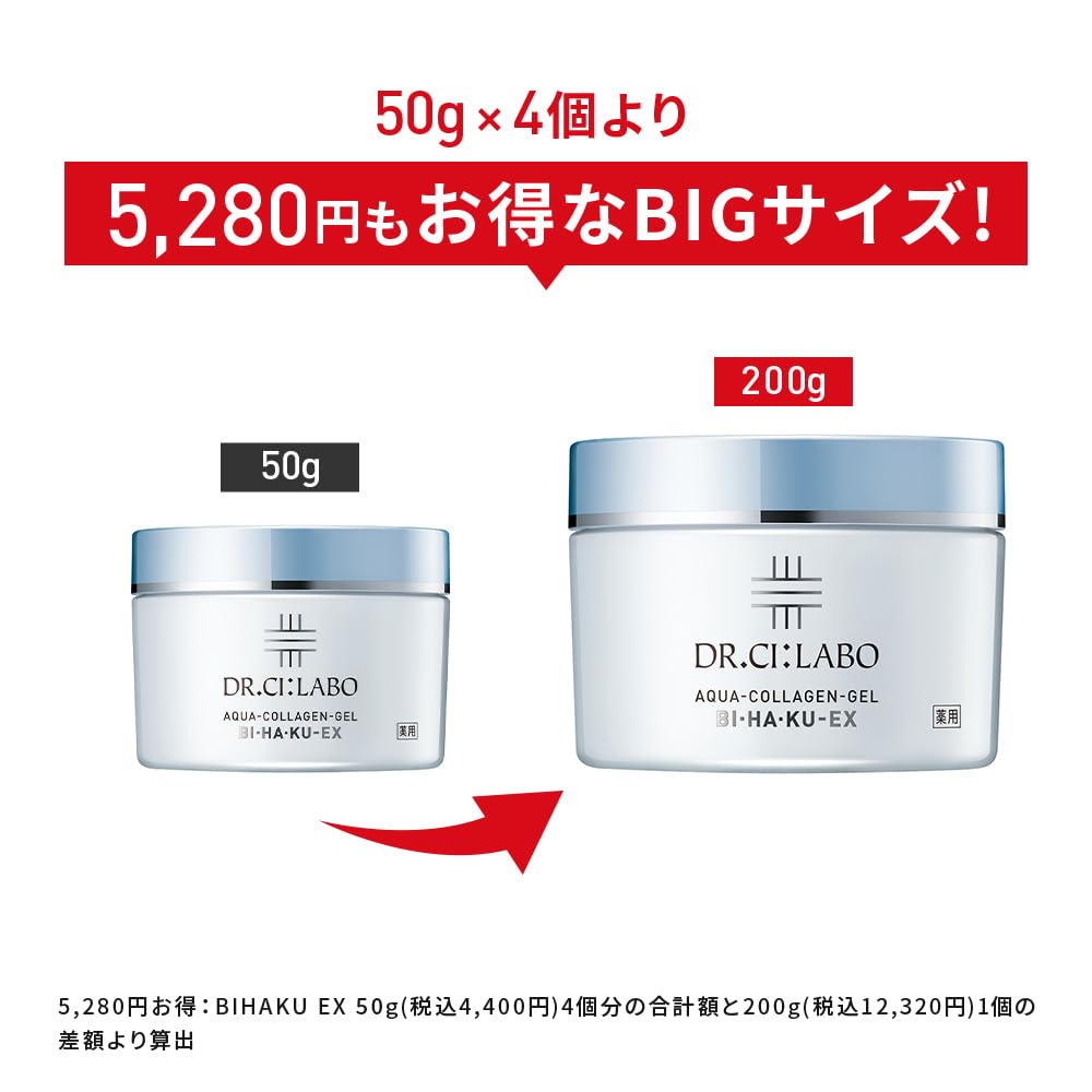 Amazon | 薬 用アクア コラーゲンゲル BIHAKU EX 200g 美白 