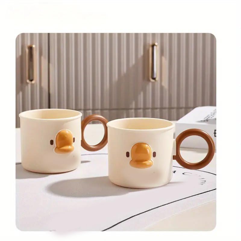 RIVOM Duck Mug Ice Coffee Mug Hot Coffee Mug Diffrent Type Tea Mug Coffee Cup with Handle Multi-Purpose Cup Best for Gift 450ML