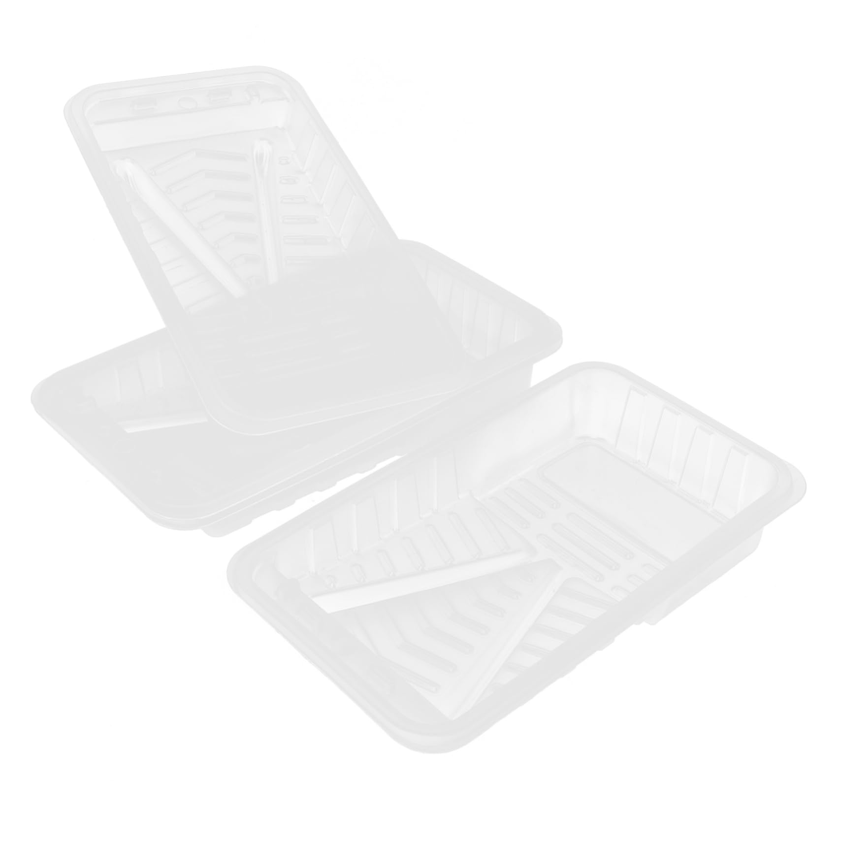 2 Series Reemplazo para Bandejas De Pintura Forros De Semitransparentes para Rodillos De Pintura Accesorios Prácticos para De 4 Piezas X 2