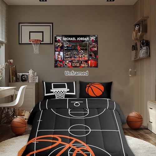 LPAIWXY Miehacl Jardon Dunk poster For Fans Kids Room Bedroom Wall Decor-Basketball Miehacl Jardon Signed Posters Canvas Prints Picture For Teen Boy girls Gifts — view 3