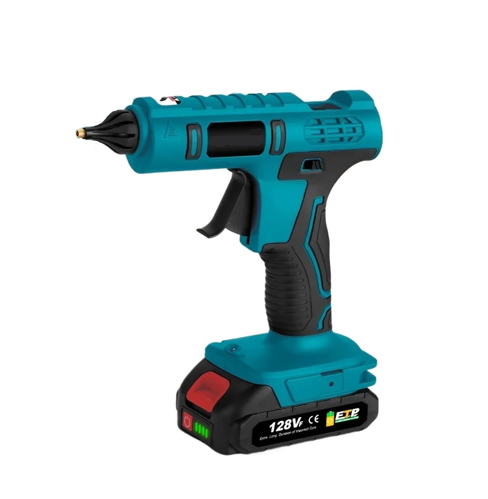 Cordless Electric Hot Melt Glue Gun Rechargeable Anti-Scald Copper Nozzle DIY Repair Tool