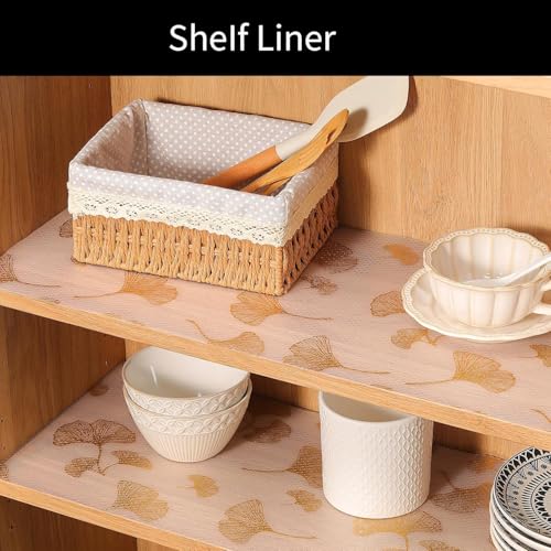 Image of SHOPPOFOBIX Kitchen Mat EVA Food Grade Multipurpose Washable Anti Slip Mat /Sheet for Fridge, Shelf Liner, Table, Kitchen Drawer mat (Golden Flower)