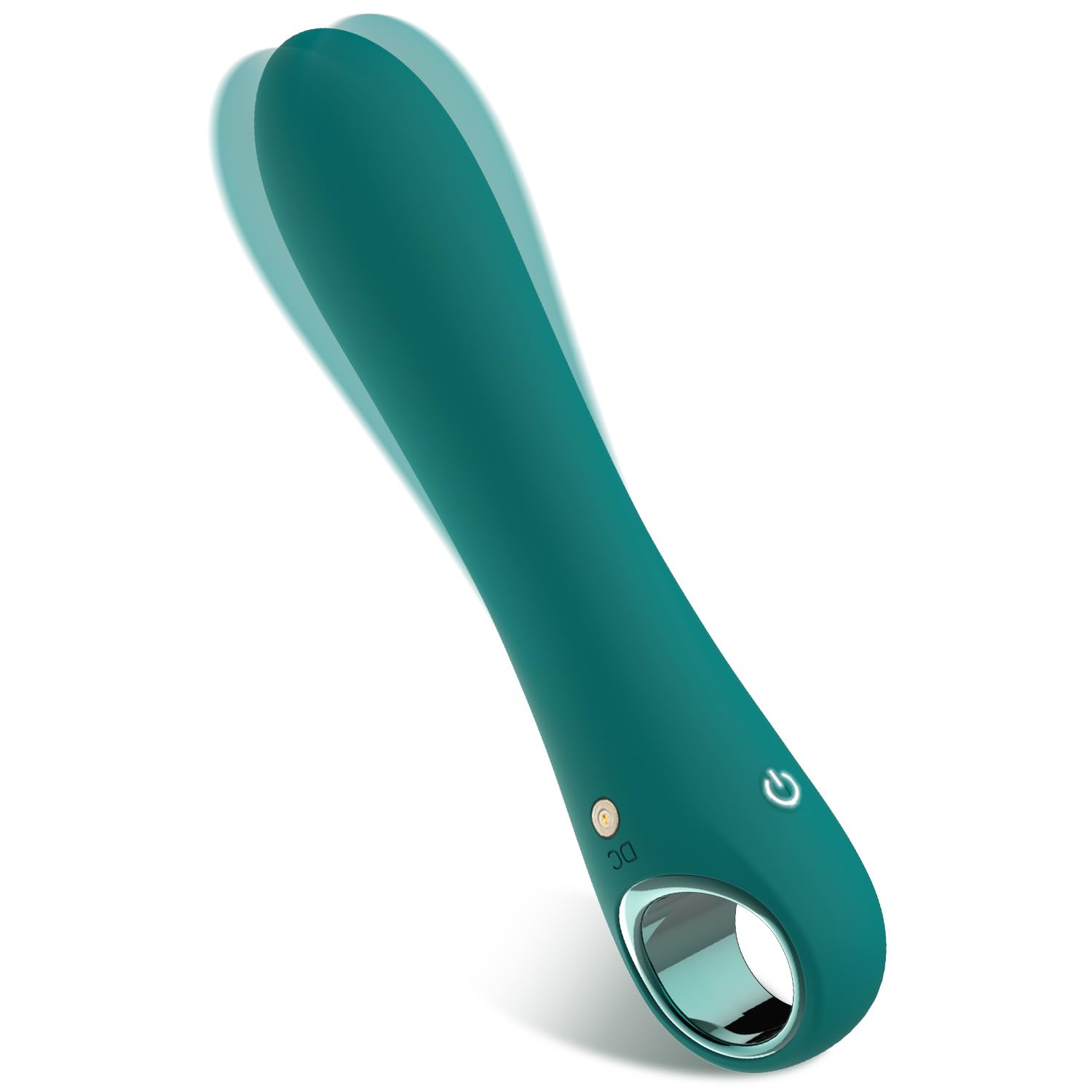 G Spot Vibrator Dildo with 10 Vibration Modes, Tuitionua Soft Silicone Powerful Vibrating Massagers for Clitoral Vagina and Anal Stimulation, Adult Sex Toys for Women or Men(Green)