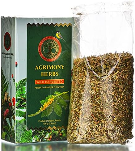 Siberian Agrimony Herbs, 3.53 OZ (100 Grams) - Agrimony Herbs Tea