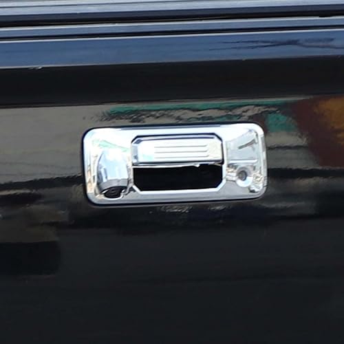 Vista 13 de CHEAYAR Funda para puerta trasera compatible con Toyota Tundra 2014-2021, cubierta de manija de puerta trasera de ABS para puerta trasera, moldura