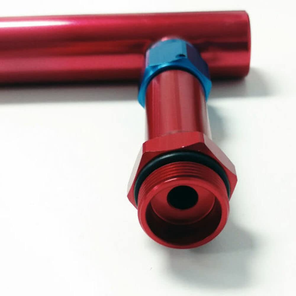 Performance Parts Aluminum Holley 4150 Double Pumper Fuel Log - Red ...