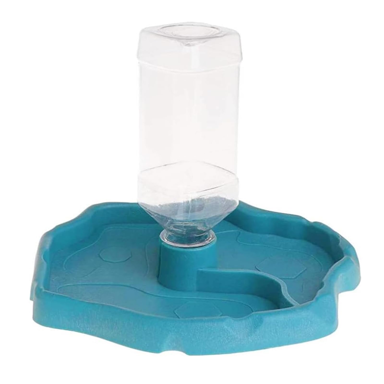 Abbeveratoio per Tartarughe Ciotola per Acqua per Rettili 2 in 1 Distributore Automatico di Acqua per Mangiatoia per Rettili Dispenser per Acqua per Tartarughe Serbatoio per Acqua Automatico