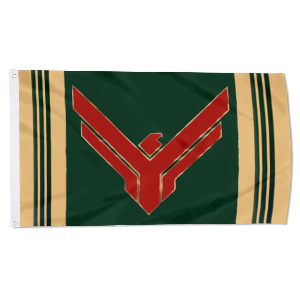 RekksisRekksis Dune Inspired House Atreides Flag Banner 3x5Feet Garden house Flags banner Decor Double Stitched Polyester with Brass Grommets