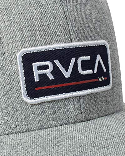Image of RVCA Men's Curved Brim Trucker Hat, Structured Hat with Curved Bill, Adjustable Snapback Closure