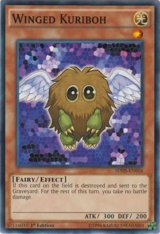YU-GI-OH! - Winged Kuriboh (SDHS-EN016) - Structure Deck: Hero Strike - 1st Edition - Common
