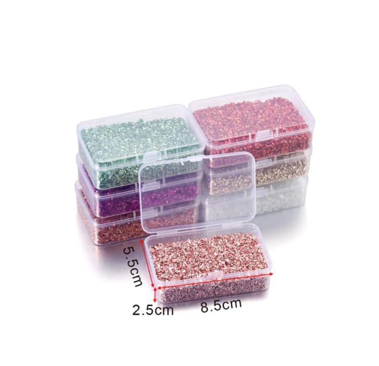80g/Box Crushed Glass Stones Resin Filling For DIY Epoxy Resin Mold Crystal Art Decoration Making3
