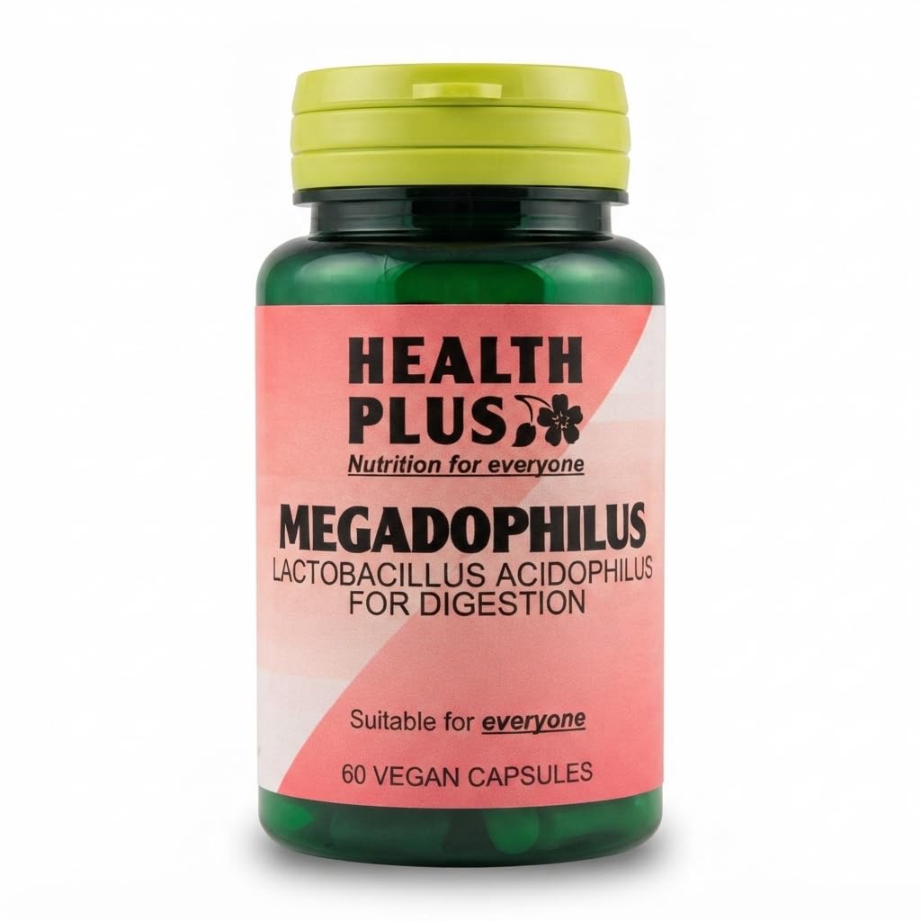 Health-Plus Health Plus Megadophilus 1 Billion + Probiotic Digestive Health Supplement - 60 Capsules