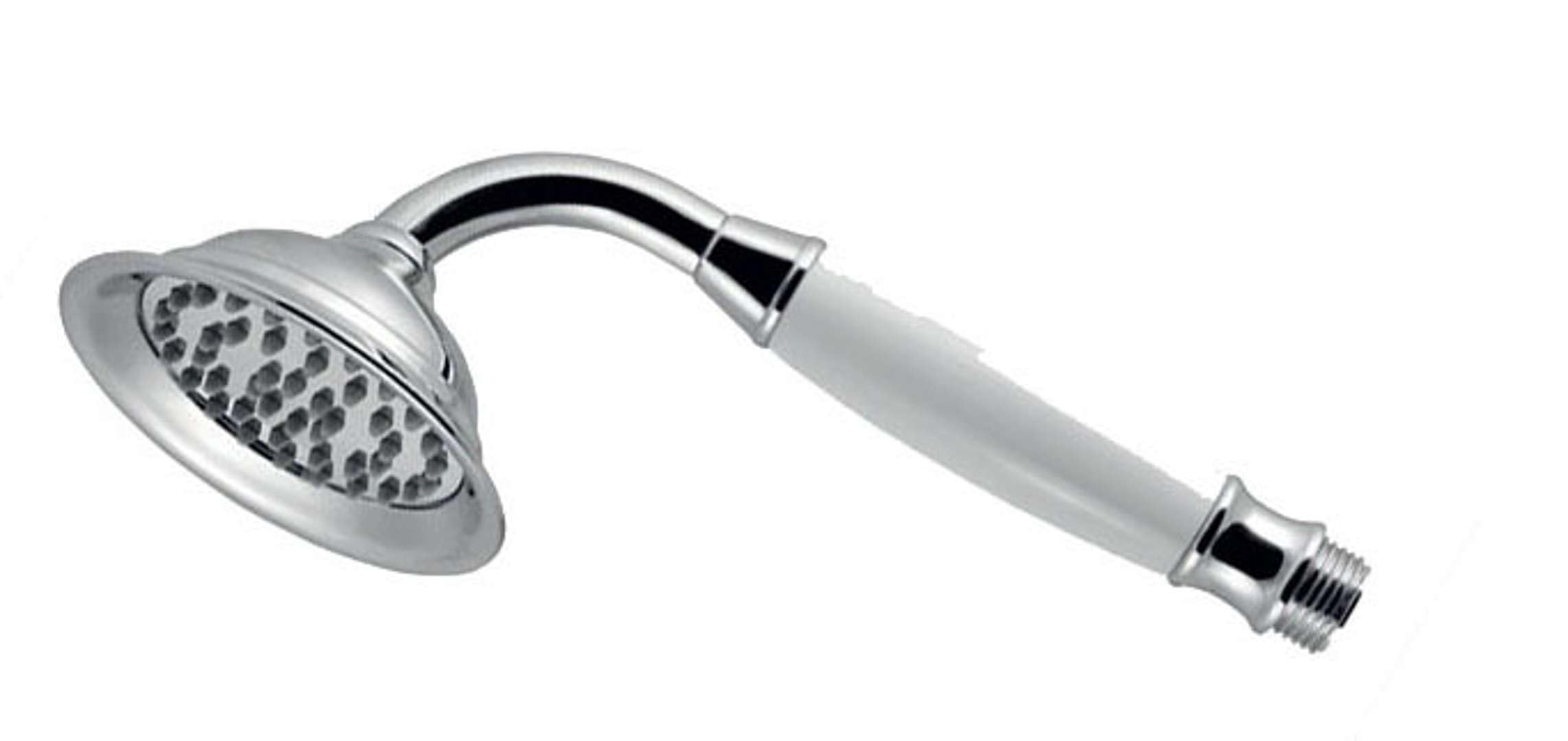 Retro Bathroom Chrome Plated Plastic Vintage Bath Shower Head Replacement