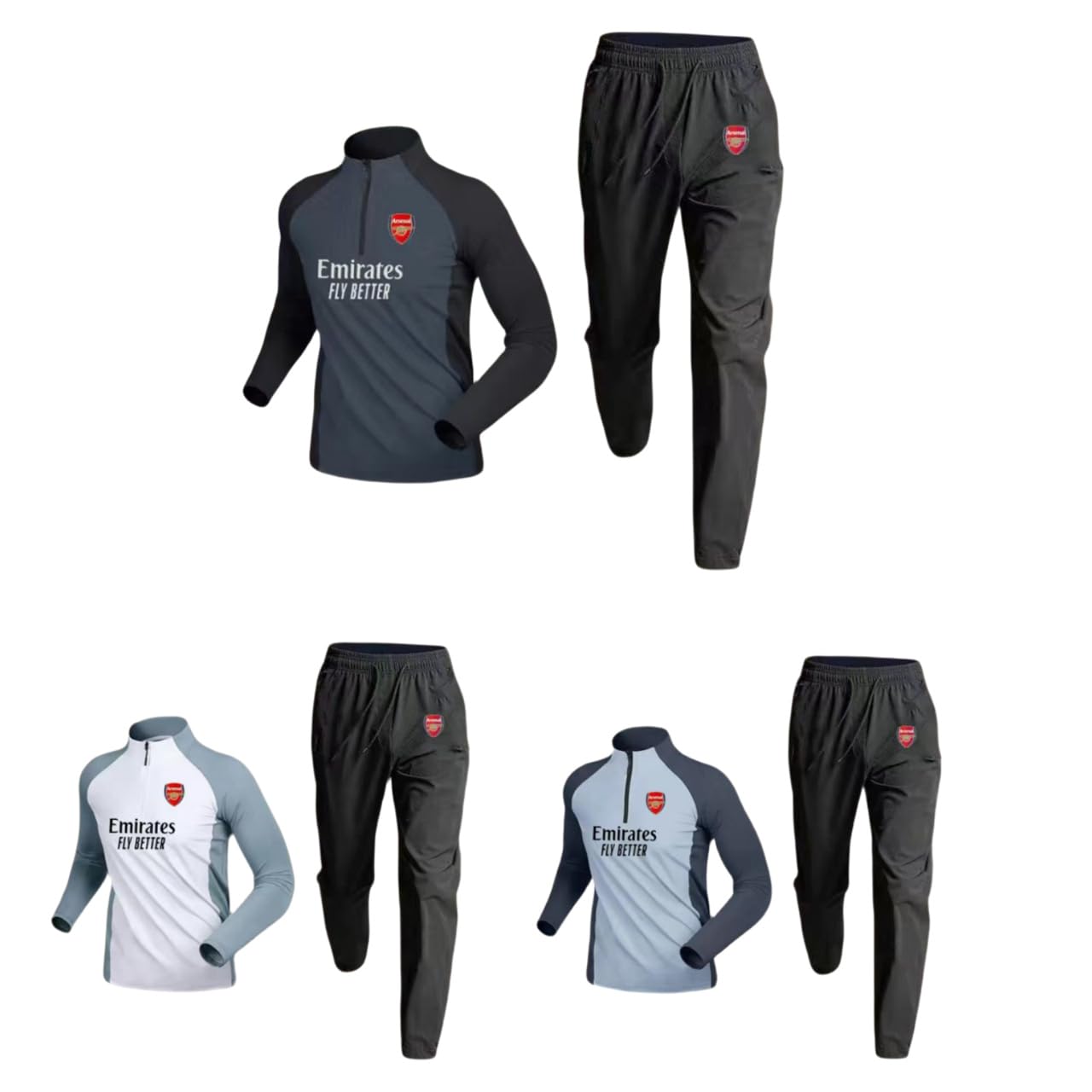 Amazon.co.jp: アーセナル サッカートレーニングスーツ 長袖 サッカー