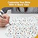 EssexWares – Bold Blooms Flower Bible Tabs for Old and New Testament, 80 Large Print Tabs for Bible Study, Water-Resistant and Durable Bible Index Tabs for Women and Men - 1.7
