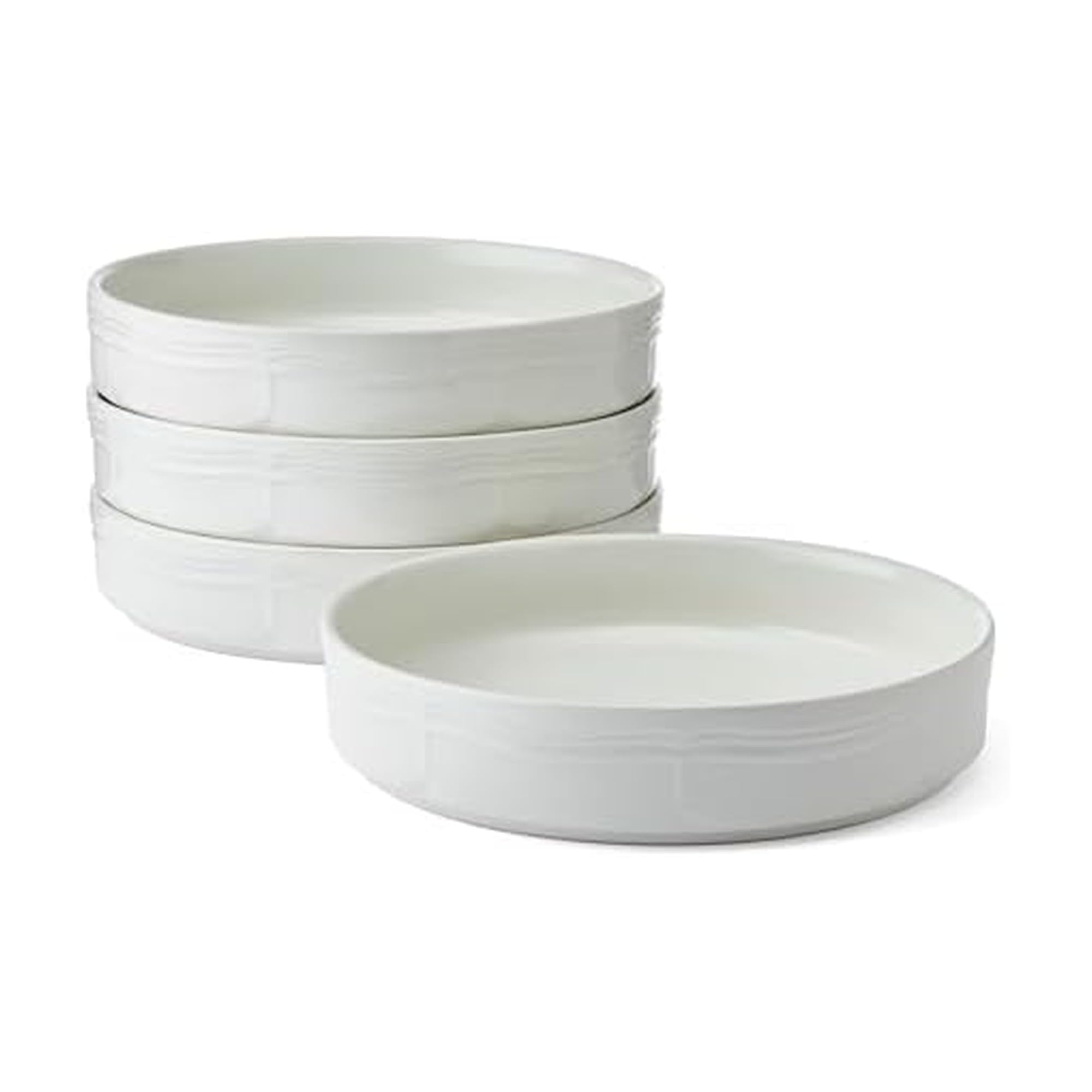 Bols à pâtes Mikasa 21,6 cm lot de 4 grandes assiettes creuses en porcelaine