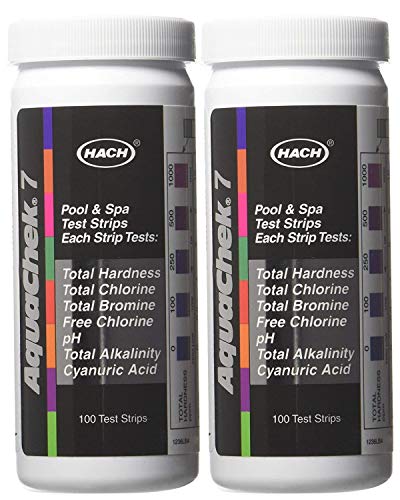 AquaChek 551236 7-Way 100 Count Pool Water Test Strips (2 Pack)