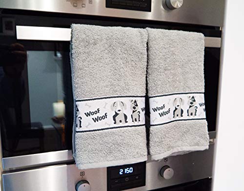 Lex's Linens - Set di 2 strofinacci da cucina con