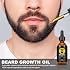 Naland Beard Growth Kit - Beard Kit for Men with Beard Growth Oil (2oz), Beard Balm, Beard Comb, Massager for Spot/Patchy Beard - Christmas, Anniversary, Birthday for Men, Dad, Husband, Boyfriend