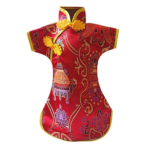 Iayokocc 16358259047192 10Pcs Chinese Style Wine Bottle Cover thumb #4