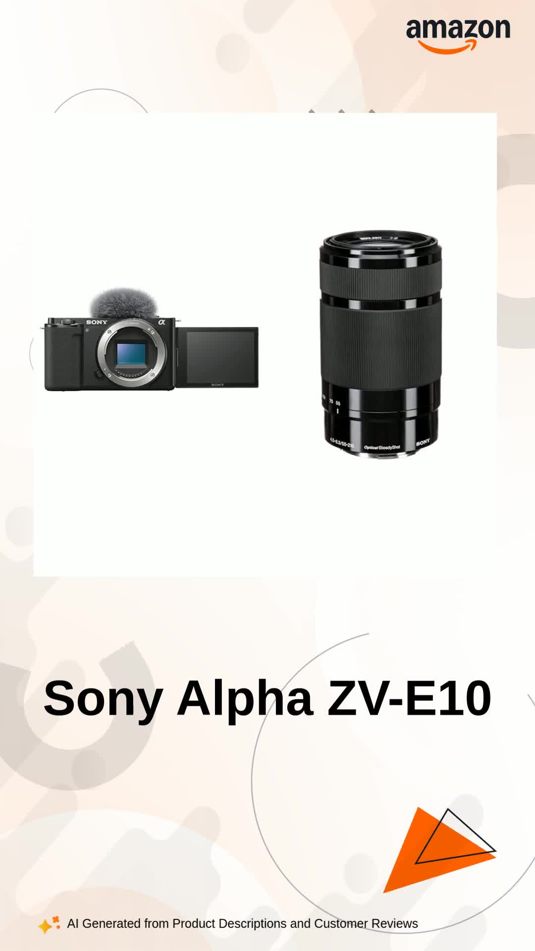 Buy Sony Alpha Zv-E10 24.2 Mega Pixel Interchangeable-Lens Optical