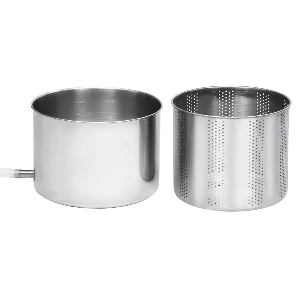 Generico Torchio per Frutta e Vino in Acciaio Inox 6 L,Arte e Svago,Hobby e Arti Creative,Produzione casalinga di Birra e Vino,Produzione di vino-146897