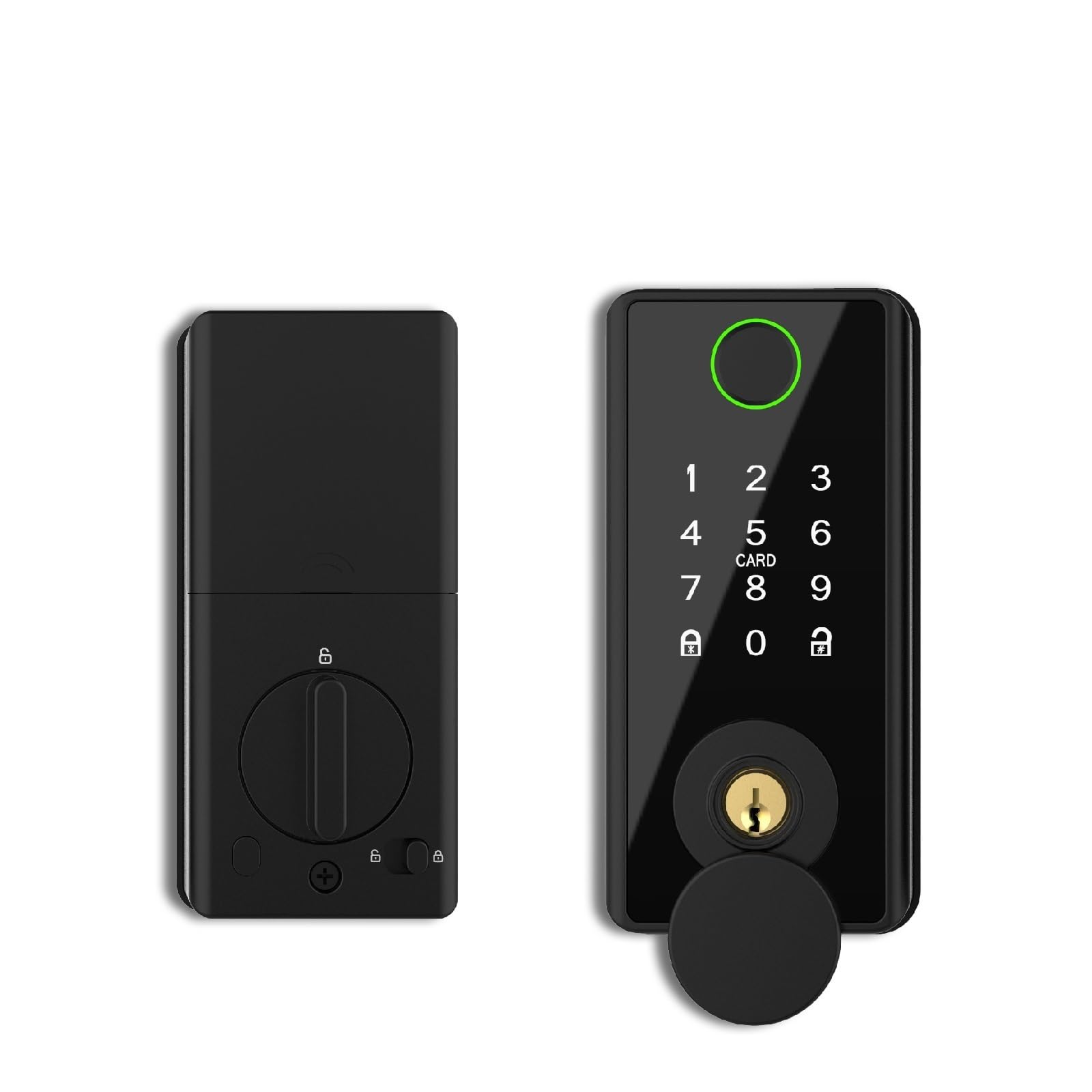 Smart Door Lock, Smart Door Lock Electronic Door Lock Fingerprint Remote Unlocking Keyless Password Lock