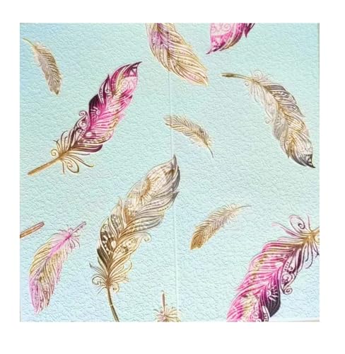 Image of CVD 3D PE Foam Self-Adhesive Wall Stickers | Blue Print Wallpaper for Home, Hotel, Living Room, Bedroom & Cafe | DIY Decorative Panel (70 x 70 cm, Approx. 5.8 Sq. Feet, 1 Piece)