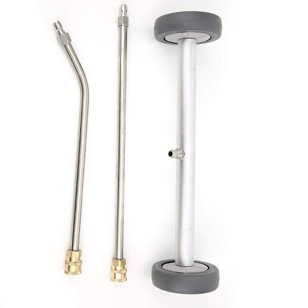 – Undercarriage Pressure Washer Cordless Portable Power Washer Cleaner for Floor and Car with 2Pcs Rod 4000PSI