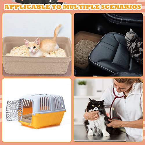 Ramede 30 piezas caja de arena desechable para gatos miniatura 6
