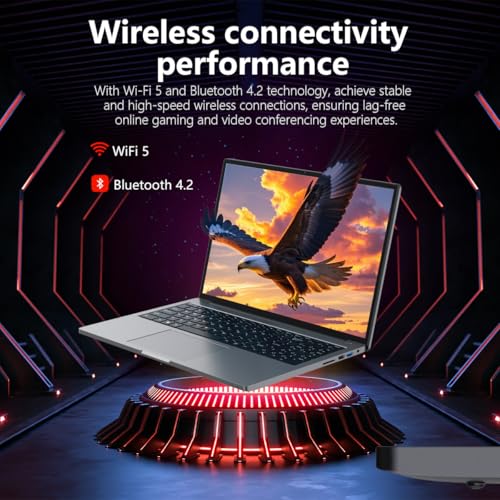 Image of ZOLWAYTAC Gaming Laptop 16 inch Ultra-Slim-Intel Core i5(Up to 3.5GHz),12GB DDR4+512GB SSD,1920x1200 IPS 16:10 Display,WiF& BT,HDMI /Type-C,Aluminum Body for Working&Playing,Suitable for Light Gaming,Gray