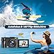 4K Digitalkamera 50MP Autofokus Fotokamera 16X Digitalzoom 2.8’’ 180° Flip Screen Fotoapparat mit Selfie Kompaktkamera mit 32GB Karte für Teens Anfänger Erwachsene
