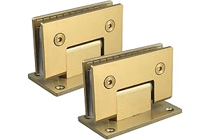 Heavy-Duty Glass Door Hinges for Secure Cabinet and Shower Enclosures