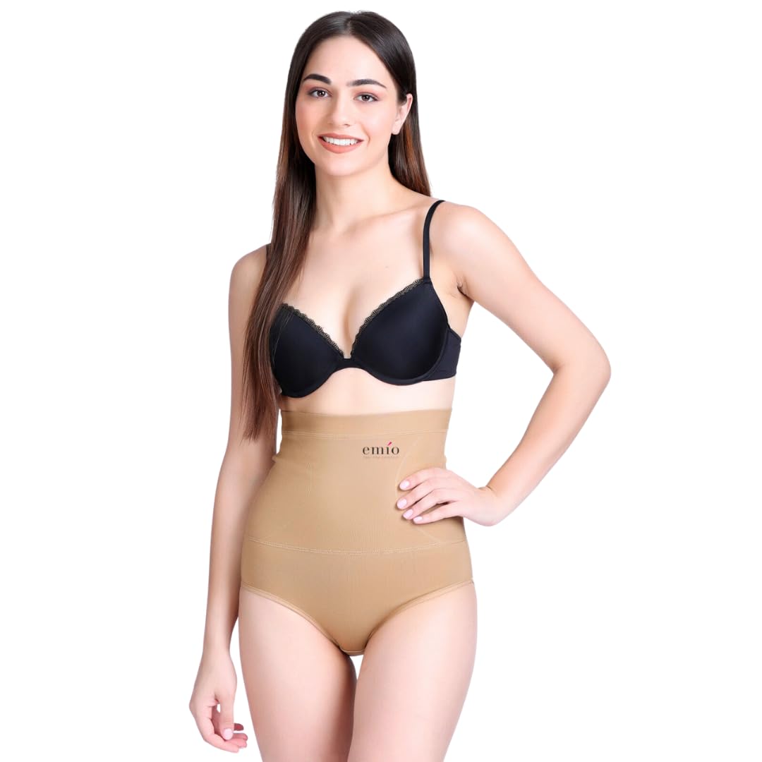 emio Women Waist Trainer Tummy Control Panties Body Shaper High Waisted Shapewear Briefs Butt Lifter Slimming Corset-picture-46